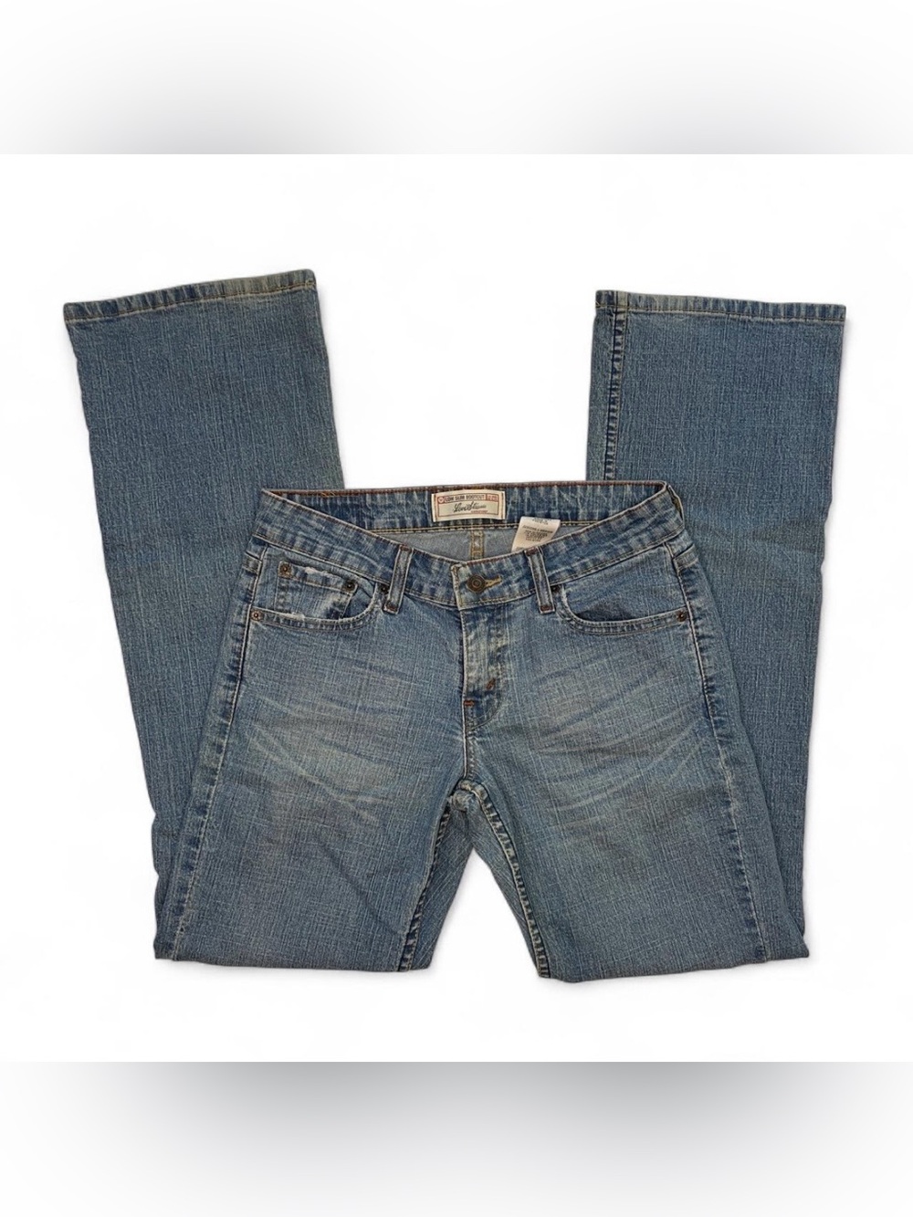 Levi Strauss Low Slim Bootcut Jeans Size Juniors 6 Medium